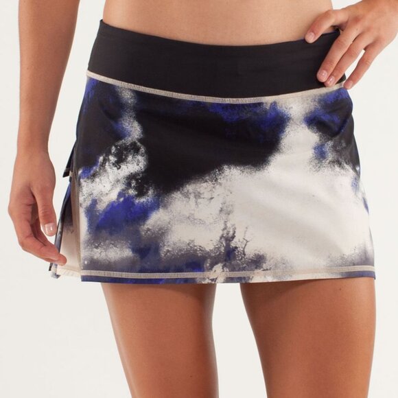 Lululemon n Run: Pace Setter Skirt (Regular) Milky Way Multi Print / B - Size 4 - Picture 11 of 12